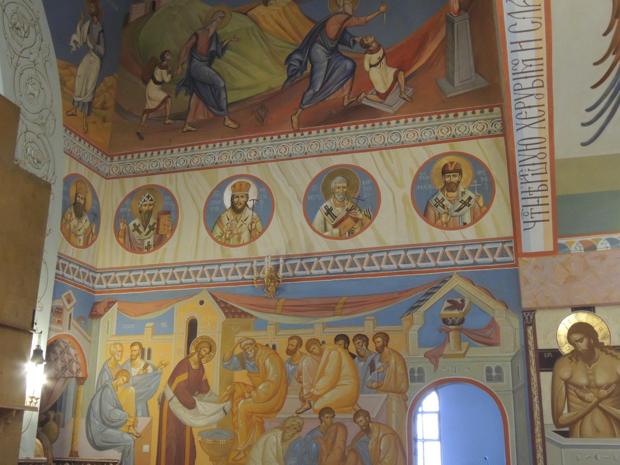 Продолжается роспись Преображенского собора в г. Сургуте